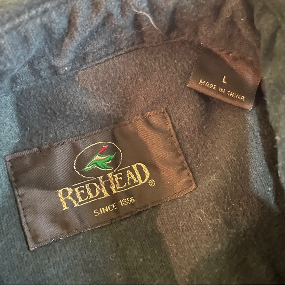 Dark Green Redhead Flannel - Size L - Picture 6 of 7